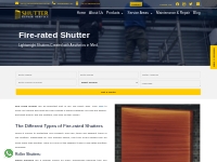 Fire Rated Shutter in London | Shutterrepairservice.co.uk
