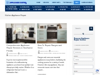 Kitchen Appliance Repair - Appliance Doctor, Inc.