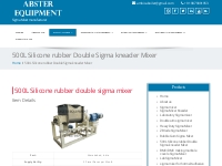 500L Silicone rubber double sigma mixer Sigma Kneader