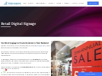 Retail Signage | Retail Signboard | Signeagles.sg Singapore