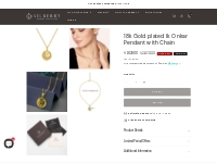        Buy the 18k Gold plated Ik Onkar Pendant with Chain - Silberry