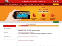 Rummy FAQs | Learn How to Play Rummy Online Games | Silkrummy.com