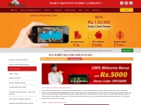 Rummy Welcome Bonus | Get Rs.5000 Instant Bonus Only on Silk Rummy