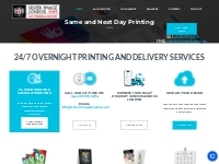 24 Hour Printing London Shop - 1 Hour Delivery - Day & Night