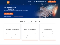 SAP Business One Cloud Solution | Best Cloud ERP Software Solution