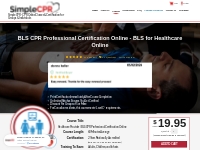 BLS/CPR Certification Online | BLS for Healthcare Providers Online