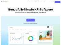 KPI Software for creating Dashboards and Reports | SimpleKPI
