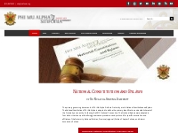 National Constitution and Bylaws   Phi Mu Alpha Sinfonia