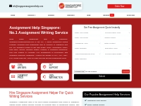 Singapore Assignment Help - Best Assignment Helper Online
