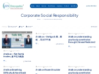 Corporate Social Responsibility Archives - SIN Osteopathic