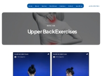 Upper Back Exercises - SIN Osteopathic