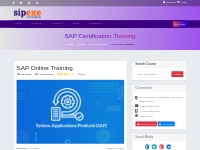 SAP Online Training | SAP Classes Online - Sipexe