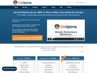SiteUptime - Website and Server Monitoring Service