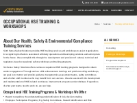 Training   Workshops | Sixth Sense Safety Solutions