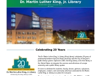 King Library Home | Dr. Martin Luther King, Jr. Library