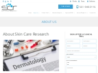 About Us | Dermatology Clinical Trials in Florida | Skin Care Research