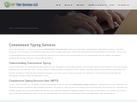           Commitment Typing Services - SKP Title Services LLC