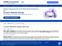 Custom website design - Skynet Technologies
