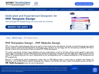 PHP Website Template - Skynet Technologies