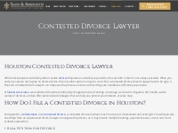 Contested Divorce Lawyer | Contested Divorce Attorney | Houston TX