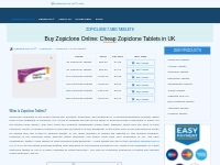 Buy Cheap Zopiclone at £0.76 Online in UK | Sleeping Pills 2U