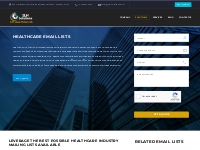 Healthcare Email Lists and Mailing Lists | Healthcare Industry Email L