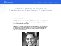 SmartCardia names Dr. Jag Singh as a Principal Advisor - Smartcardia
