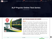 ALP Psycho Online Test Series