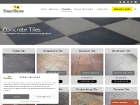 Concrete Tiles for Indoors and Outdoors - SmartStone