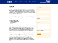 HIPAA | SME, Inc.