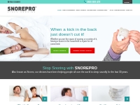 Stop Snoring with SNOREPRO | Stop Snoring device | Snorex