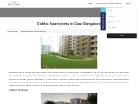 Sobha Limited Apartments in East Bangalore