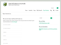 Research Journal Social Sciences | Social Science Journals | Submit no