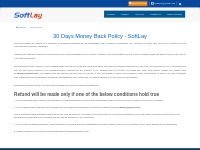 30 days Money Back Guarantee - SoftLay's Software