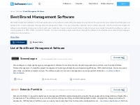 List of Top Brand Management Software 2024 |         SoftwareWorld