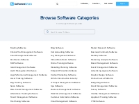 Browse All Software Categories - SoftwareWorld