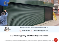 Emergency Shutter Repair East Central South West North London