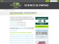2024 National Tournament | Science Olympiad