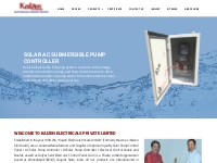 Solar AC Submersible Pump Controller Manufacturing Company in Ahmedaba