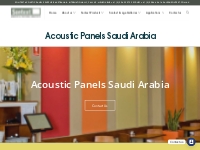 Acoustic Panels Saudi Arabia - Acoustic Panels By Sontext