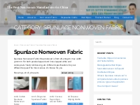 Spunlace Nonwoven Fabric - Spunlace non woven fabric manufacturer
