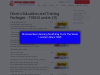 Training Rates - South Bay Driving School