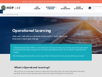 Operational Learning | HOPLAB - Southpac International