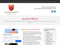 Trained Security Officers | Security Personnel | Sovereign Guards UK