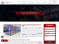 Heavy Duty Storage Rack In Delhi, Best Heavy Duty Storage Rack Manufac