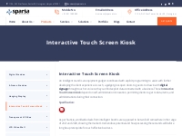 Interactive Touch Kiosk - Sparsa Digital