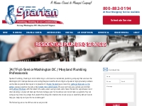 Residential Plumbing Services in Washington DC   MD - 24 Hour Plumbers