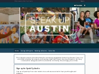 Speak Up Austin - City of Austin, TX