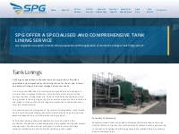 Tank Linings | SPG