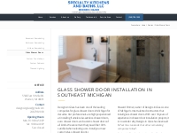 Glass Shower Door Installation: Frameless   Euro Doors | SE Michigan